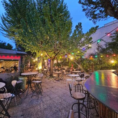 Notre terrasse de nuit · Campagne, L'Esprit Bistrot